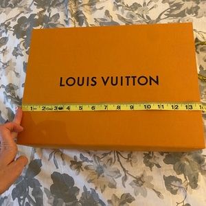 Louis Vuitton Box measurement in the photos.